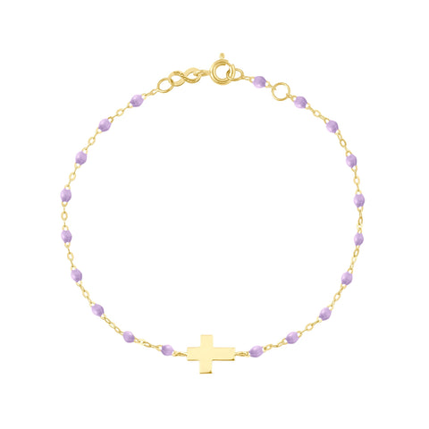 Little Gigi White bracelet, Oval plaque, Yellow Gold, 5.9 – Gigi Clozeau -  Jewelry