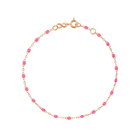 Flower Classic Gigi Pink diamond bracelet, Rose Gold, 6.7