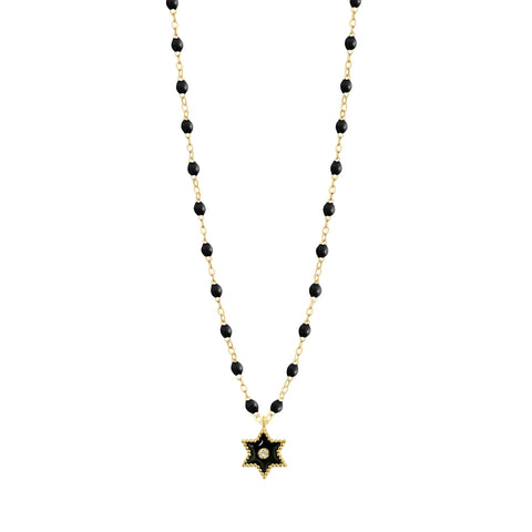 Eye Sparkle Diamond Necklace, Black, Yellow Gold, 16.5 – Gigi Clozeau -  Jewelry