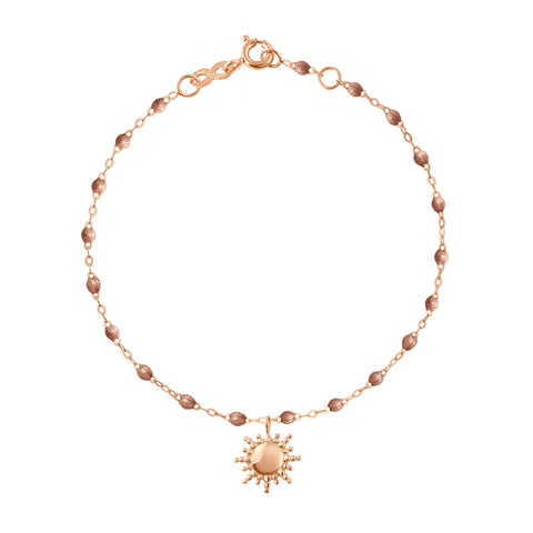 Rose Gold Crescent Sun Necklace – The Cord Gallery