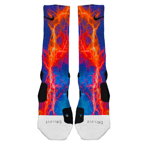 blue elite socks