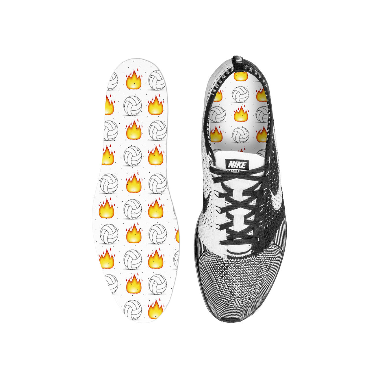 Volleyball Emoji Custom Insoles – Fresh 