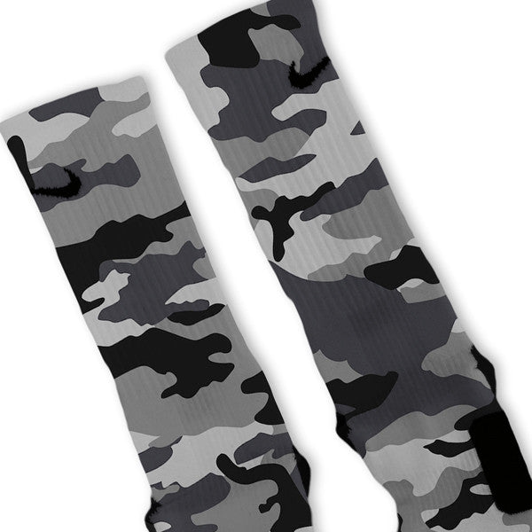 grey nike elite socks