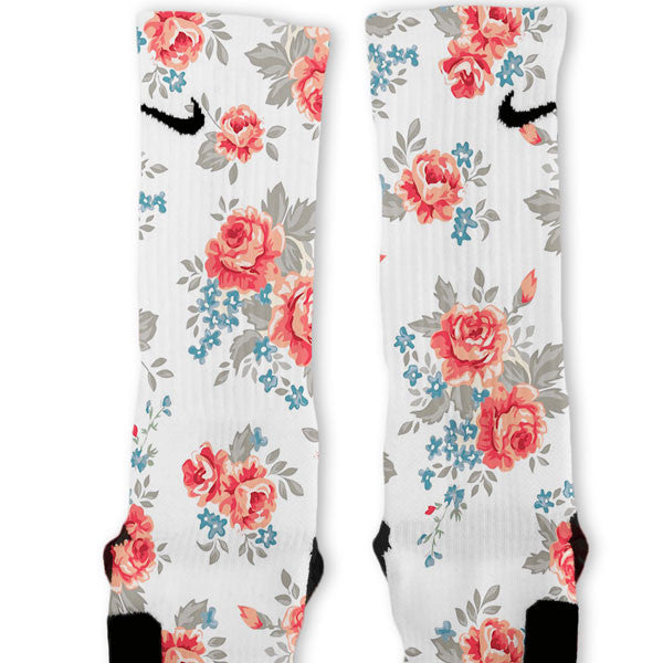 elite socks white