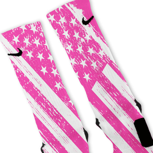 pink elite socks