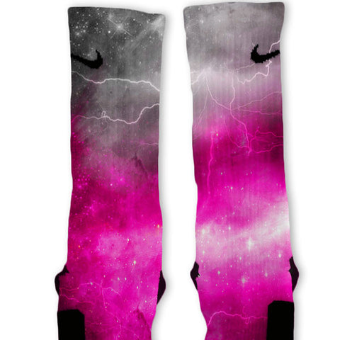 pink elite socks