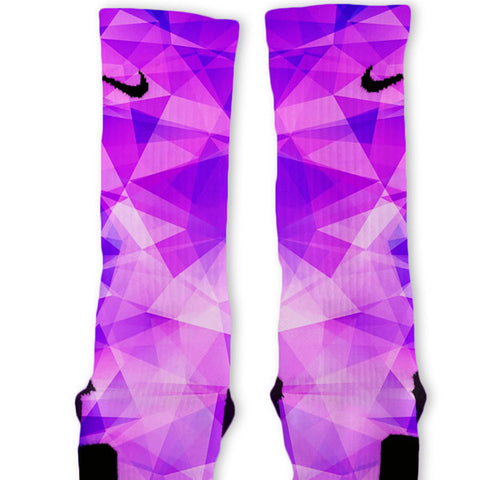 purple nike basketball socks