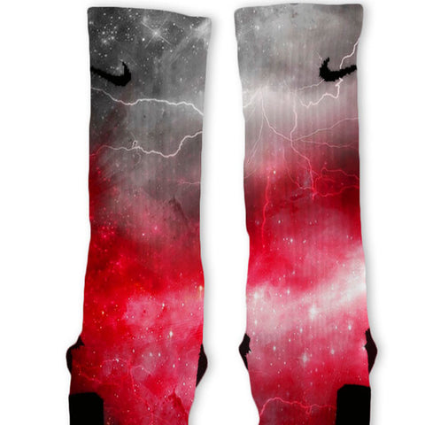 Red Storm Customized Nike Elite Socks 