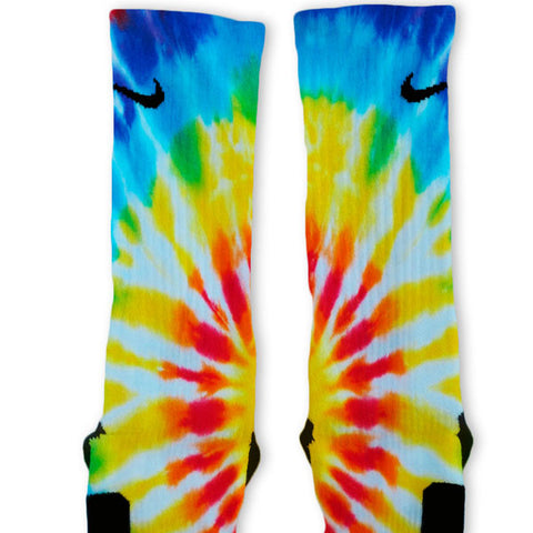 tie dye basketball socks