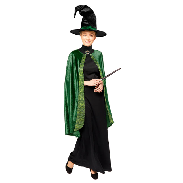 Professor McGonagall Mc Granitt Costume Carnevale Harry Potter Donna Adulti  Fancy Dress