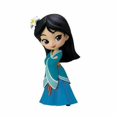 Disney Q Posket Mini Figure Mulan Royal Style Ver B 14 Cm