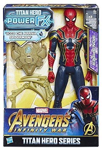 Iron Spiderman Fx Titan Heroes Avengers Infinity War Parlante Italiano  E0608103 – 