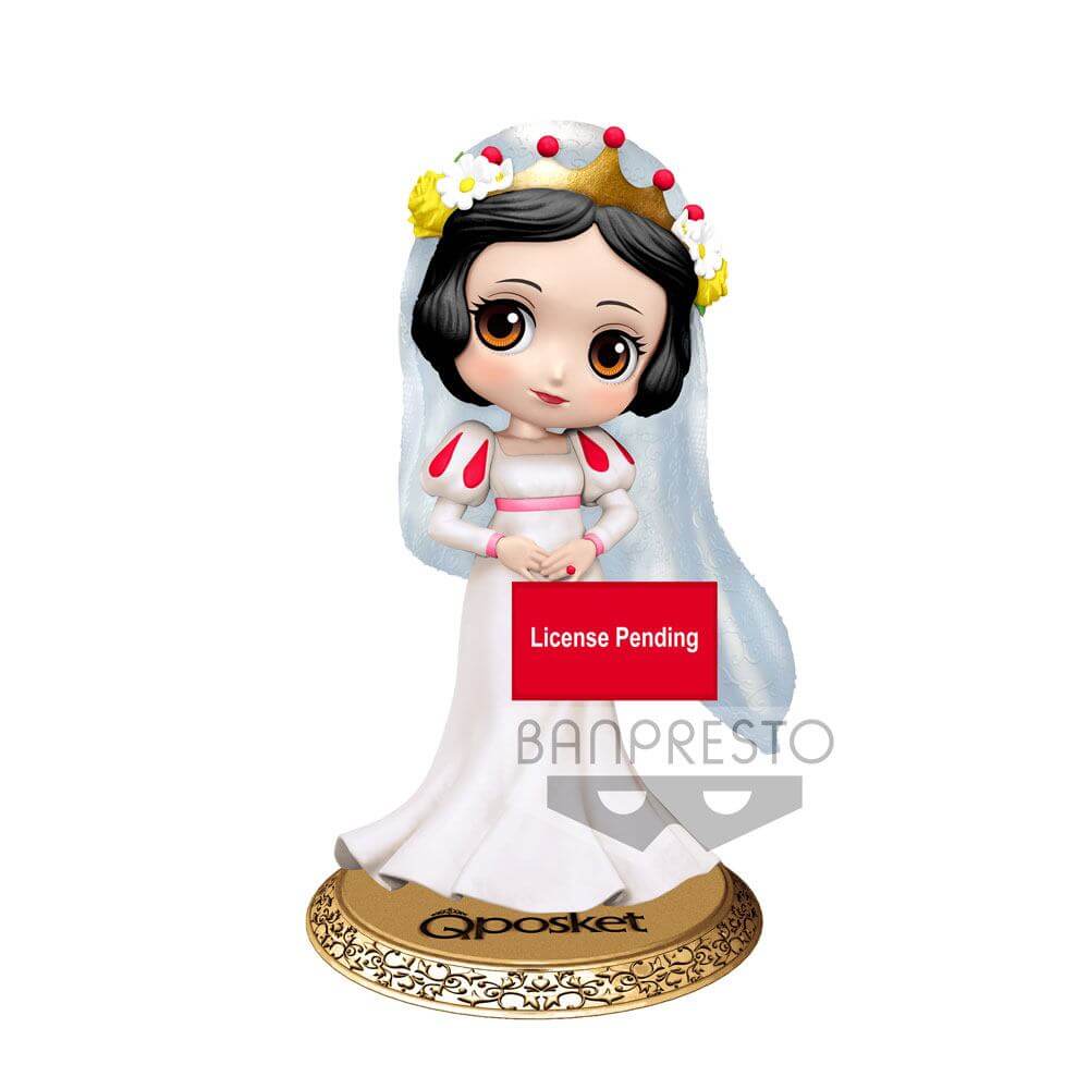 Disney Q Posket Mini Figure Snow White Dreamy Style Ver A 14 Cm