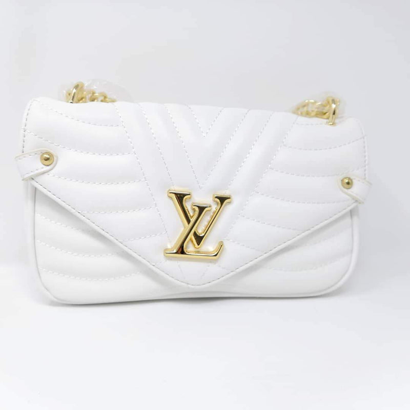 LV Wave White Colour Sling Bag – Online First Copy