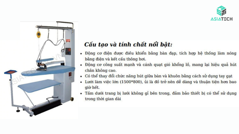 Thiết bị giặt là cho xưởng giặt là phục vụ cho khách sạn, nhà hàng