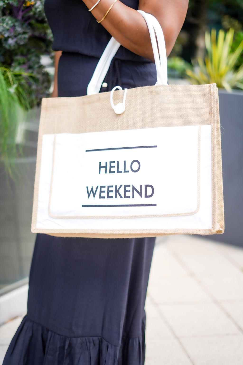 Hello Weekend Tote Bag—Will Ship The Week Of 11/13/23