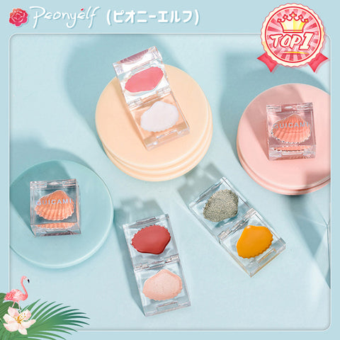 Peonyelf キュートシェルハイライト チーク Peonyelf ピオニーエルフ Cosmetics 化粧品