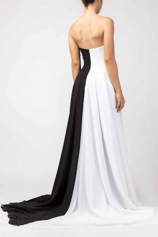 Savona Stella St Clair Black and White Evening Gown Blog Post