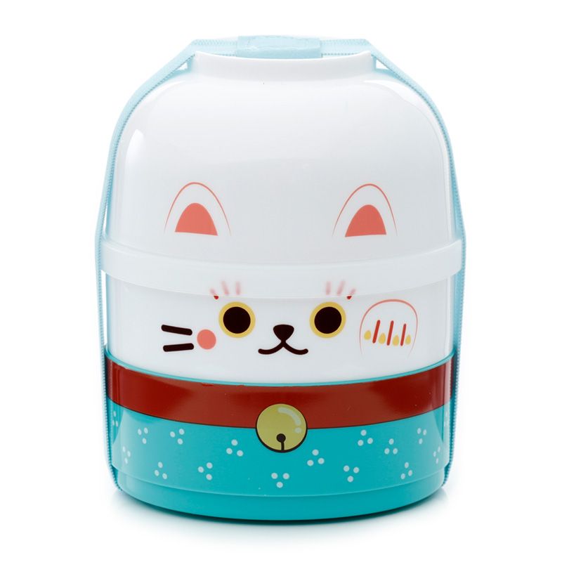 Hello Kitty & Pusheen The Cat Stacked Round Bento Lunch Box