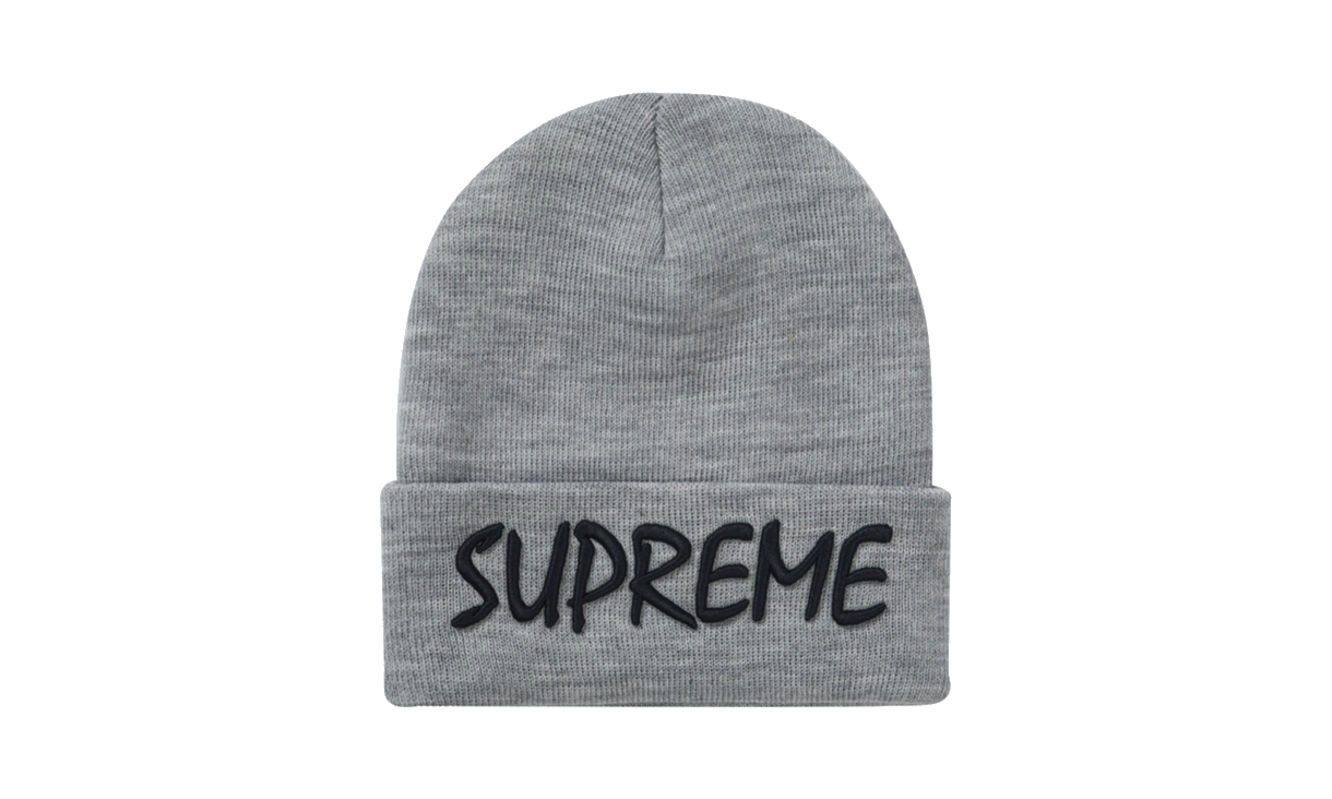 supreme gray beanie