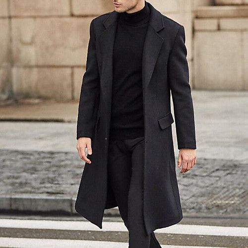 style homme manteau long