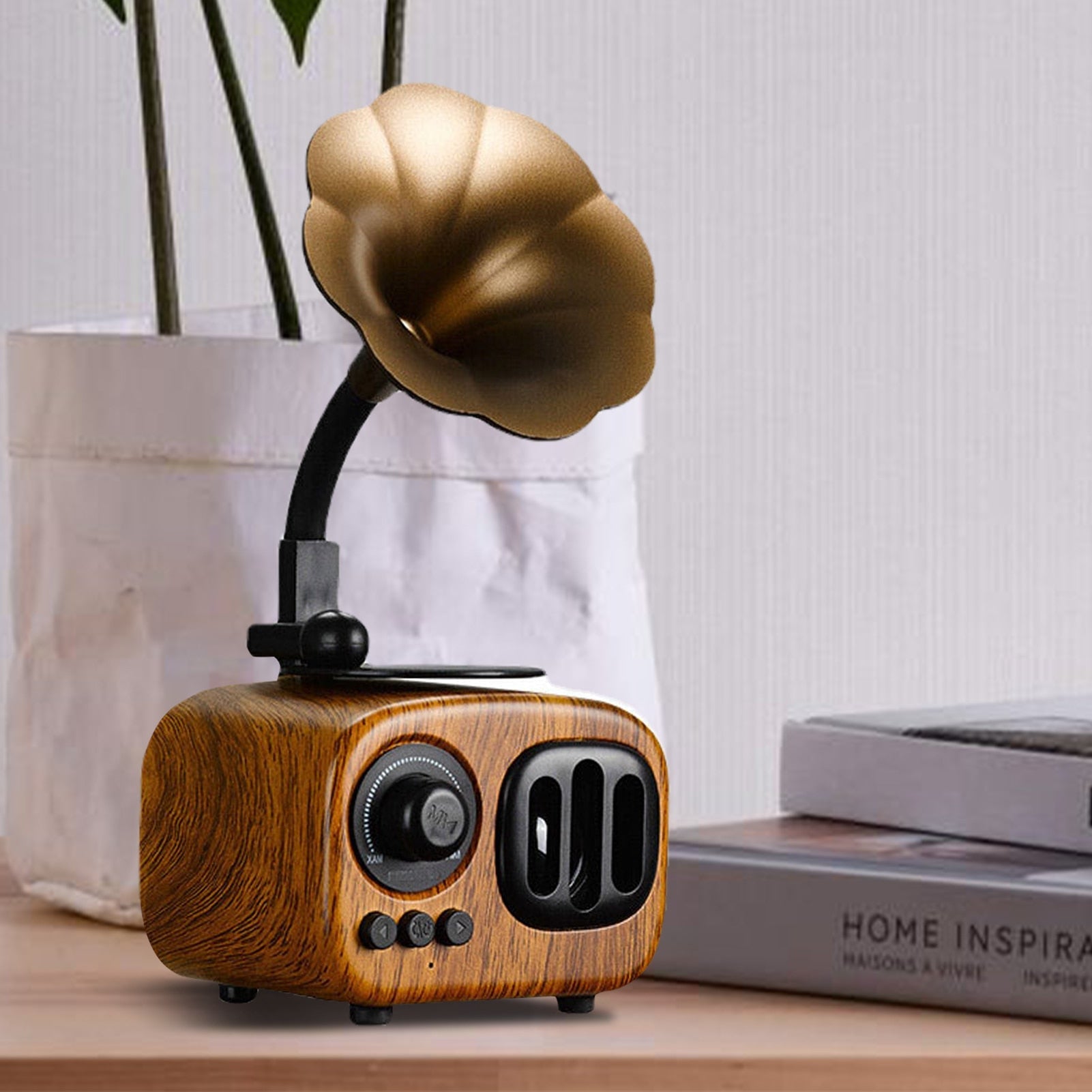 Mini Enceinte Autonome Radio Vintage - Éternel Vintage