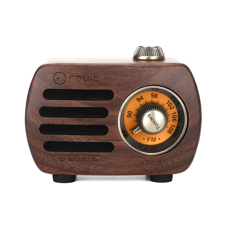 Mini Enceinte Autonome Radio Vintage - Éternel Vintage