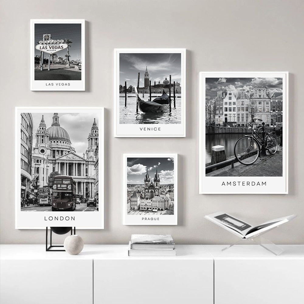 VIPHID Poster vintage en noir et blanc sur toile - Décoration murale pour  salon et chambre à coucher - Sans cadre - 50 x 75 cm : : Cuisine  et Maison
