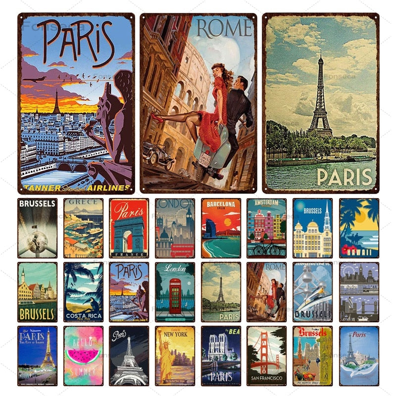 Voyage Vintage Poster - Éternel Vintage