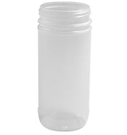 63/485 32 oz. Rectangular Plastic Spice Container with Flat White Lid