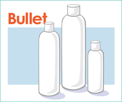 bullet bottle shape