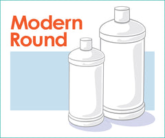modern round bottle