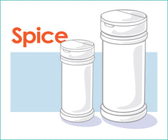 spice bottle shape