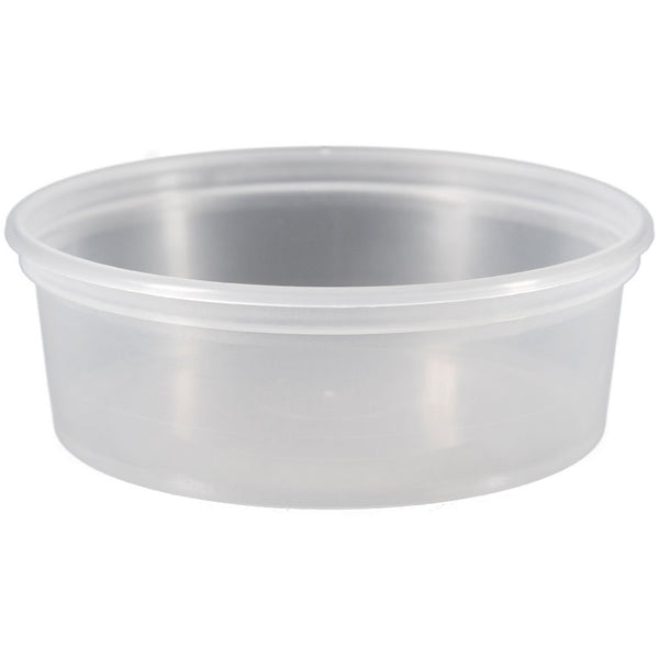 1L White PP Rectangular Grufty Tub c/w lid, Pails, Tubs, RET1LW_