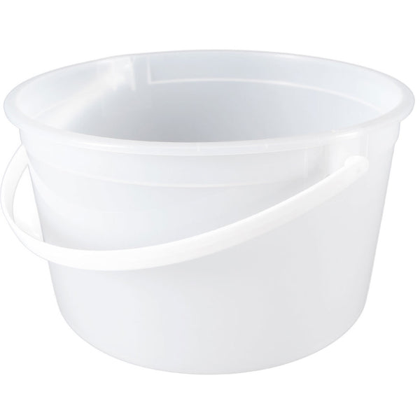 3.5 Gallon Plastic Pail – White