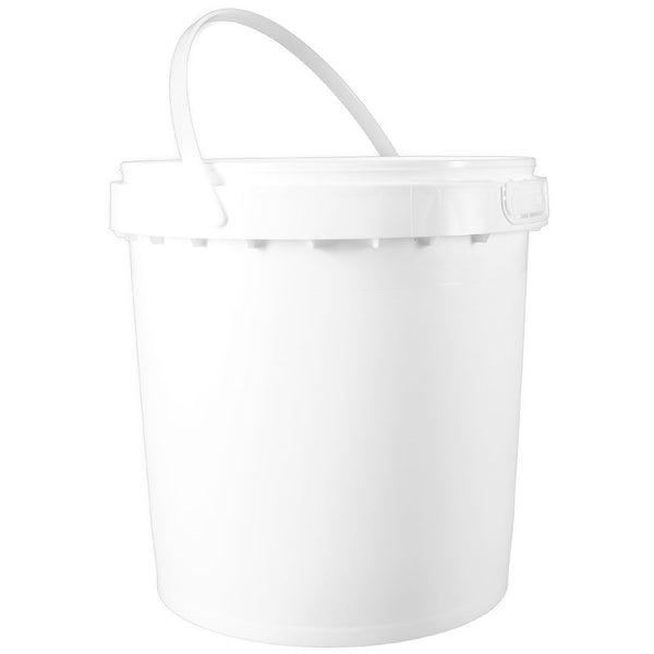 1 Gallon HDPE Tamper Evident Bucket with Lid (in store only