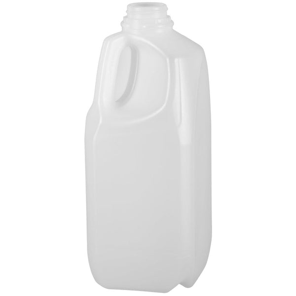 64oz (2 liter) Plastic Dairy Jug/ Juice Containers, Square, HDPE, case/40