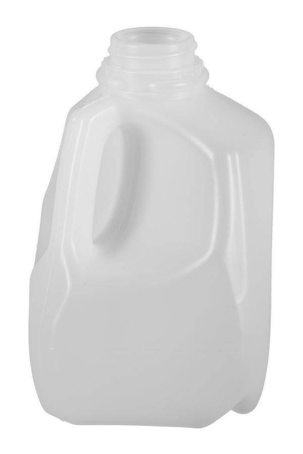 1 Gallon (128 oz.) Natural HDPE Plastic Dairy Milk Jug, 38mm 38-400