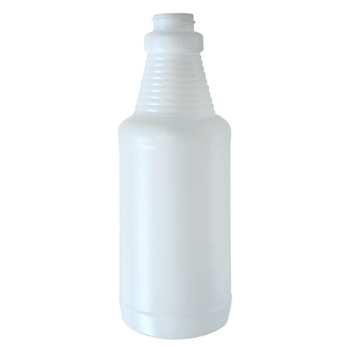 32 oz. White HDPE Trigger Spray Bottle with 28/400 Neck (Sprayer Sold  Separately)