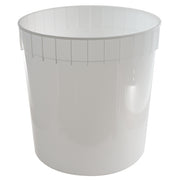 3 Gallon Ice Cream Pail - White