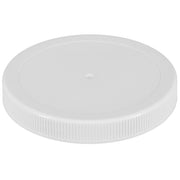 Aquanation - White Plastic Lids for 1 Gallon Wide Mouth Glass Jars - Fits 110mm Opening (110-400) - Caps Lined with PE Foam Food Grade