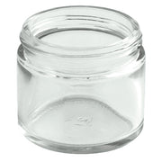 9oz Clear Glass Jar 70/400 (lid options listed)