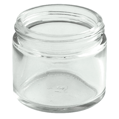 8oz Clear Glass Round Jars (Cap Not Included) for Canning 12/Case, Clear Type III BPA Free 58 mm