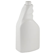 32 oz. White HDPE Trigger Spray Bottle with 28/400 Neck (Sprayer Sold  Separately)