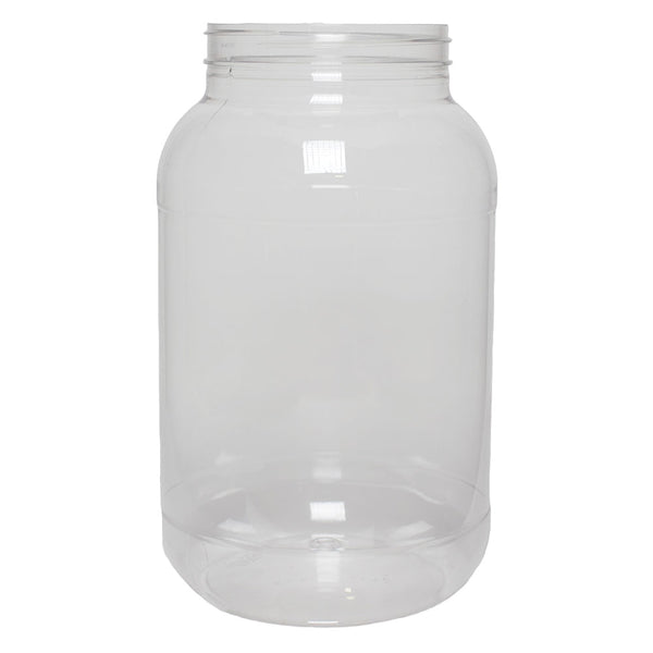 16 oz. Clear Square PET Jar with Grip - 72/Case