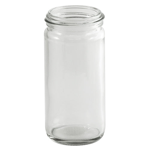 4 oz. Clear PET Plastic Spice Jar, 43mm 43-485, 16.5 Grams