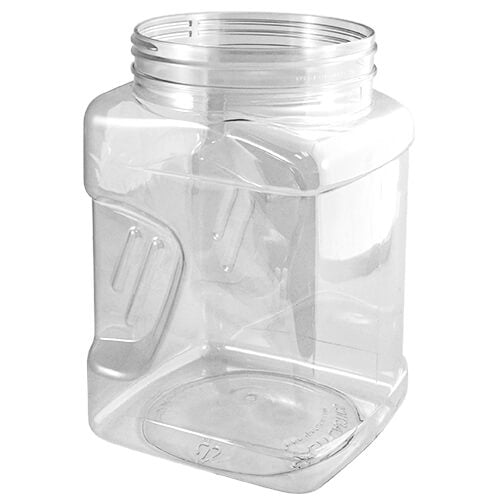 16 oz. Clear PET® Round Spice Jar with 63/485 Neck (Cap Sold Separately)