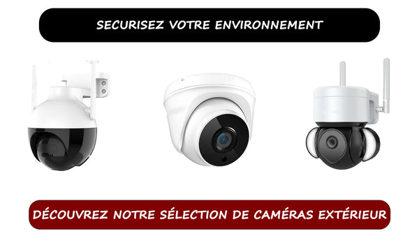 Collection de caméra de surveillance extérieure