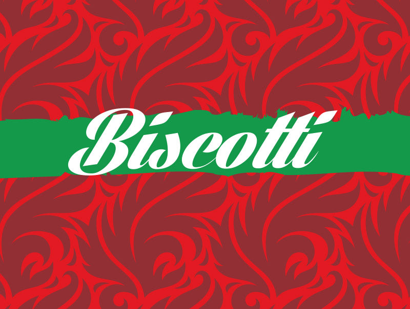 biscotti strain sleeve label