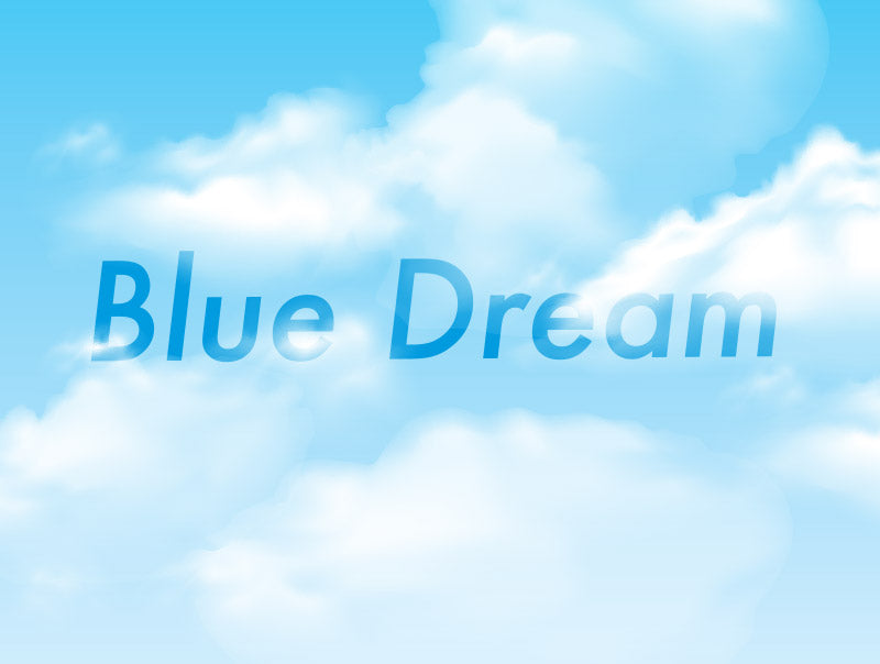 blue dream strain sleeve label